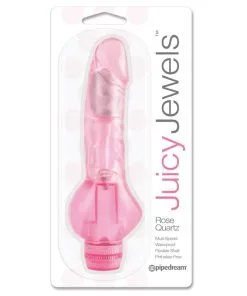 Sex Toys for Women – Juicy Jewels Rose Quartz Realistic Vibrator Pink