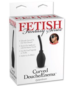 Fetish Fantasy Series Curved Douche/Enema Black