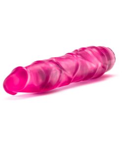 B Yours Vibe 1 Realistic 9 In. Vibrating Dildo Pink