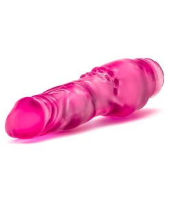 B Yours Vibe 4 Realistic 8 In. Vibrating Dildo Pink
