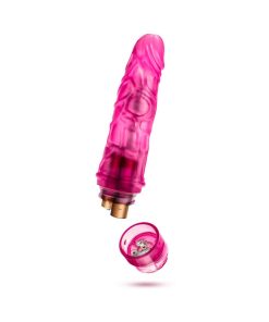 B Yours Vibe 3 Realistic 7.75 In. Vibrating Dildo Pink