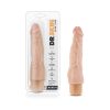 Dr. Skin Vibe 4 Realistic 8 In. Vibrating Dildo Beige