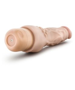 Dr. Skin Vibe 4 Realistic 8 In. Vibrating Dildo Beige