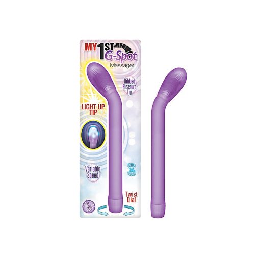 My 1St G-Spot Light Up Massager Ms Wp (Purple)