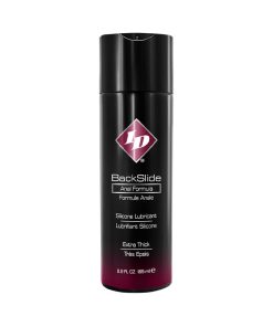 Id Backslide Silicone Anal Lubricant 2.2Oz Flip Cap Bottle