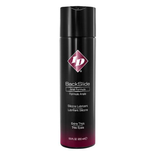 Id Backslide Silicone Anal Lubricant 8.5Oz Flip Cap Bottle