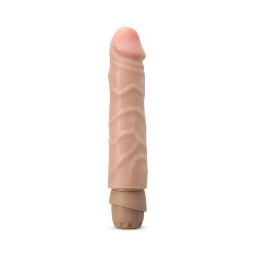 X5 Plus The Little One Realistic 6.75 In. Vibrating Dildo Beige - Image 2