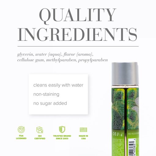 Jo H2O Green Apple Delight Flavored Water-Based Lubricant 4 Oz. - Image 2