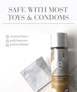 Jo H2O Vanilla Cream Flavored Water-Based Lubricant 1 Oz.