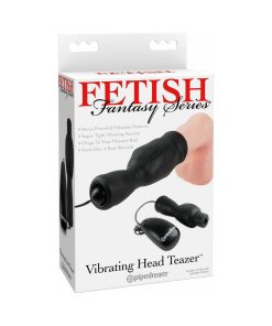 Fetish Fantasy Series Vibrating Head Teazer Glans Massager Black