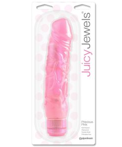 Juicy Jewels Precious Pink Flexible Realistic Vibrator Pink