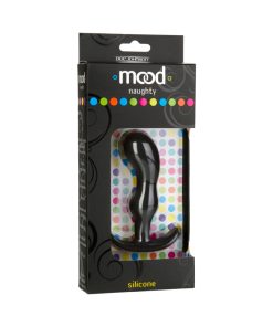 Mood - Naughty 2 - Medium Black Silicone Butt Plug