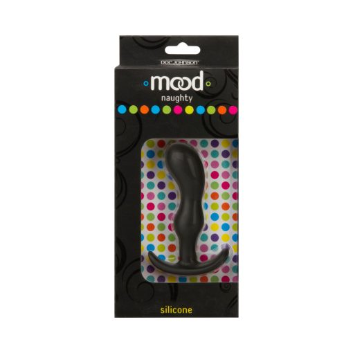 Mood - Naughty 2 - Medium Black Silicone Butt Plug - Image 3