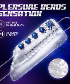 M For Men Snatch Vagina Stroker Clear