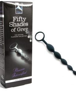 Fifty Shades Of Grey Pleasure Intensified Silicone Anal Beads Black