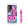 Naturally Yours Bump N' Grind Textured Slimline Vibrator Pink