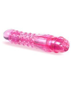 Naturally Yours Bump N' Grind Textured Slimline Vibrator Pink