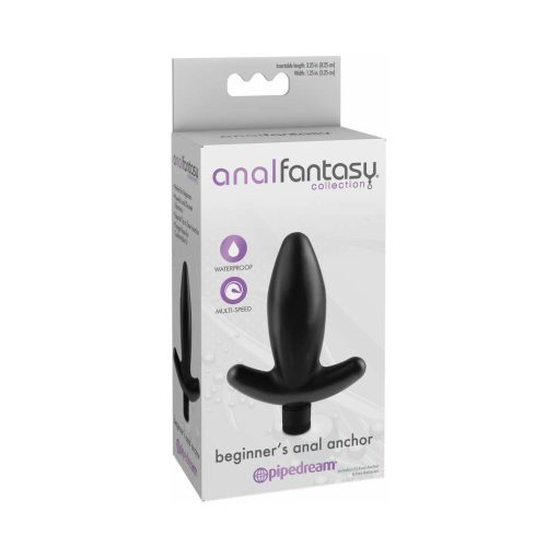 Anal Fantasy Collection Vibrating Beginner'S Anal Anchor Black