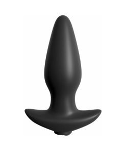 Anal Fantasy Collection Vibrating Remote Control Silicone Plug Black