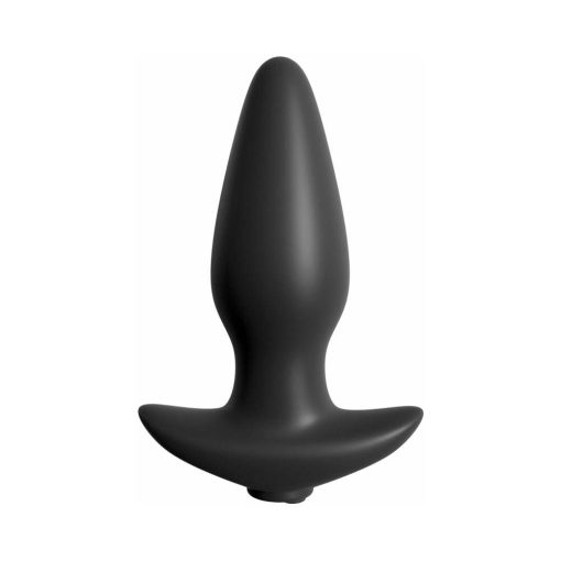 Anal Fantasy Collection Vibrating Remote Control Silicone Plug Black - Image 3