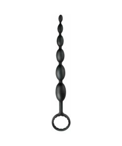 Anal Fantasy Collection Silicone First-Time Fun Beads Black