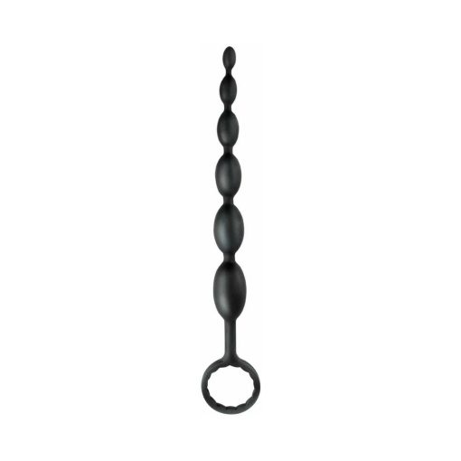 Anal Fantasy Collection Silicone First-Time Fun Beads Black - Image 2