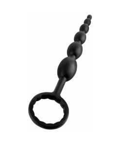 Anal Fantasy Collection Silicone First-Time Fun Beads Black