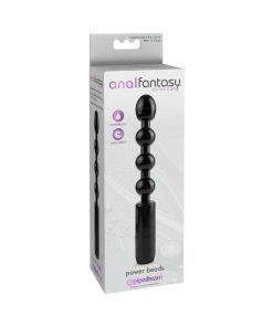 Anal Fantasy Collection Vibrating Power Beads Black