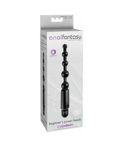 Anal Fantasy Collection Vibrating Beginner'S Power Beads Black
