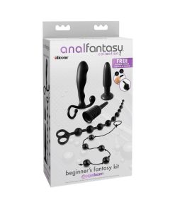 Anal Fantasy Collection 5-Piece Beginner'S Fantasy Kit Black