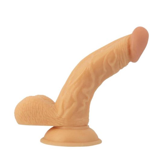 All American Whoppers 6.5 In. Curved Dong With Balls + Cherry Anal-Ese - Image 2