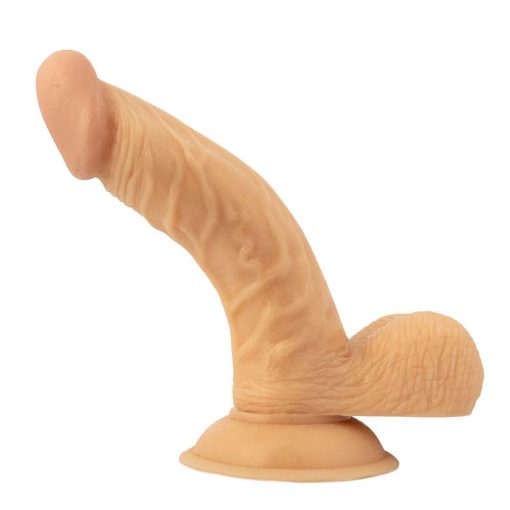 All American Whoppers 6.5 In. Curved Dong With Balls + Cherry Anal-Ese - Image 4