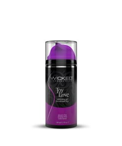 Wicked Toy Love Water-Based Lubricant Gel For Toys 3.3 Oz.