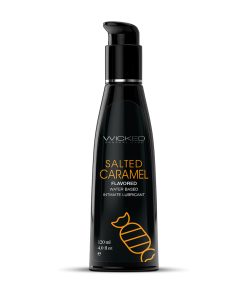 Wicked Aqua Salted Caramel Water-Based Lubricant 4 Oz.