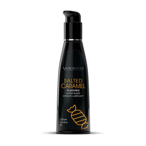 Wicked Aqua Salted Caramel Water-Based Lubricant 4 Oz.