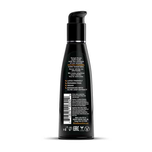 Wicked Aqua Salted Caramel Water-Based Lubricant 4 Oz. - Image 2