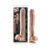 Hung Rider Bruno Realistic 14 In. Dildo With Balls Beige