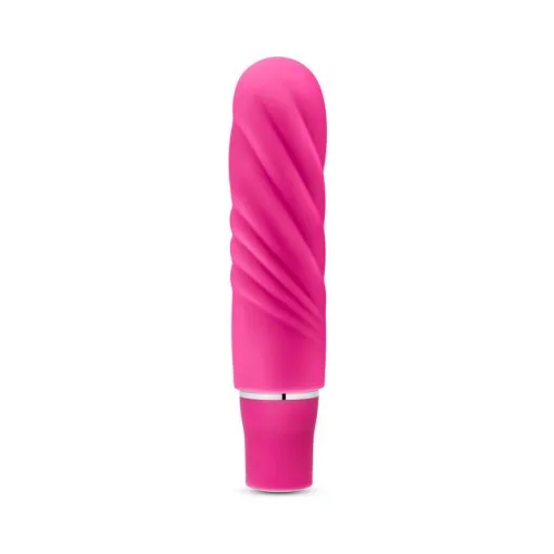 Luxe Nimbus Mini Silicone Vibrator Pink - Image 2
