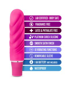 Luxe Nimbus Mini Silicone Vibrator Pink