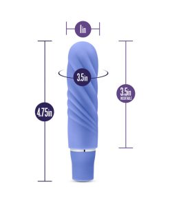 Luxe Nimbus Mini Silicone Vibrator Periwinkle