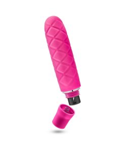 Luxe Cozi Mini Silicone Slimline Vibrator Fuchsia