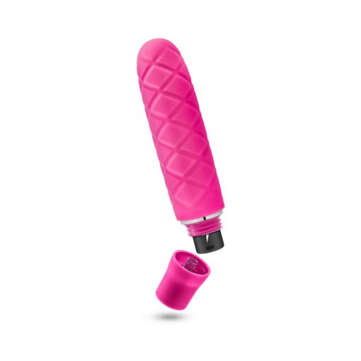 Luxe Cozi Mini Silicone Slimline Vibrator Fuchsia - Image 6