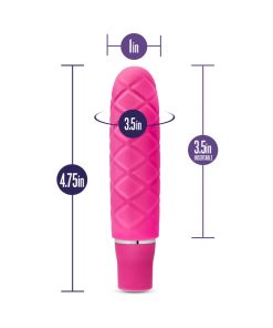 Luxe Cozi Mini Silicone Slimline Vibrator Fuchsia
