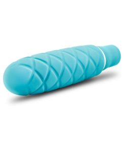 Luxe Cozi Mini Silicone Slimline Vibrator Aqua