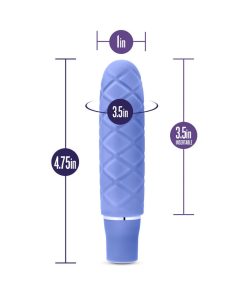 Luxe Cozi Mini Silicone Slimline Vibrator Periwinkle