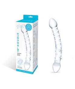 Glas 10 In. Double Trouble Glass Dildo