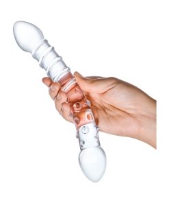 Glas 10 In. Double Trouble Glass Dildo