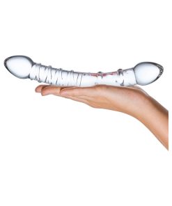 Glas 10 In. Double Trouble Glass Dildo
