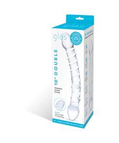 Glas 10 In. Double Trouble Glass Dildo