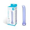 Glas 6.75 In. Purple G-Spot Tickler Glass Dildo